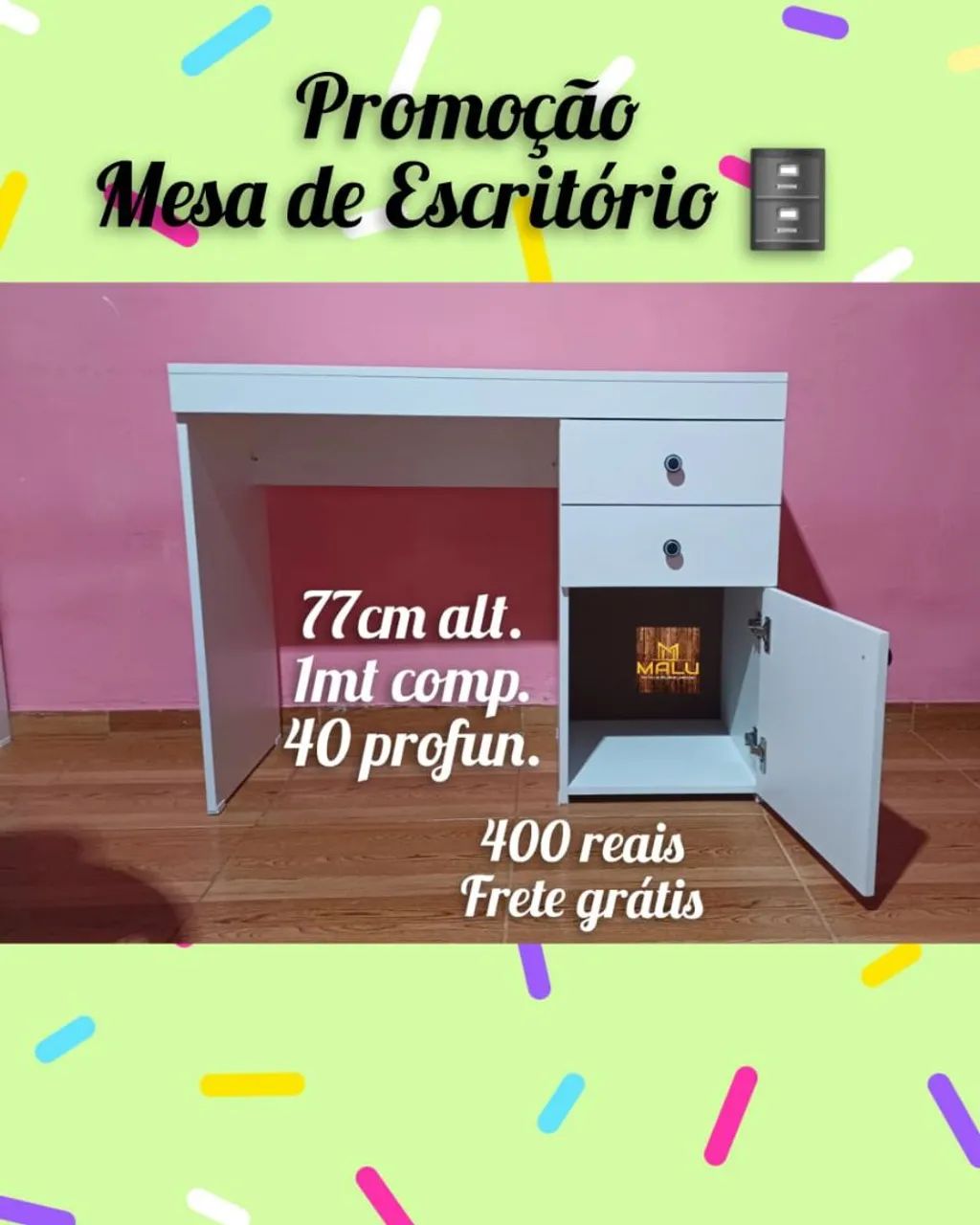 Escrivaninha de Escritório - Promoção Imperdível!