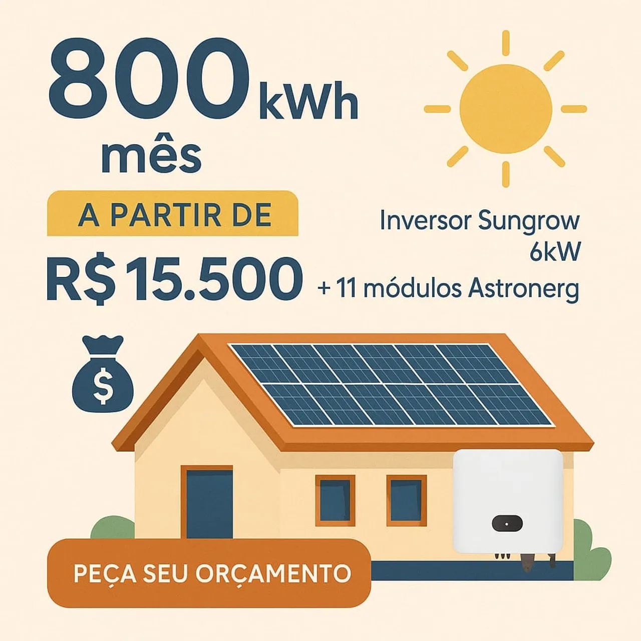Energia Solar Residencial | 1000 kWh/mês - Foto 3