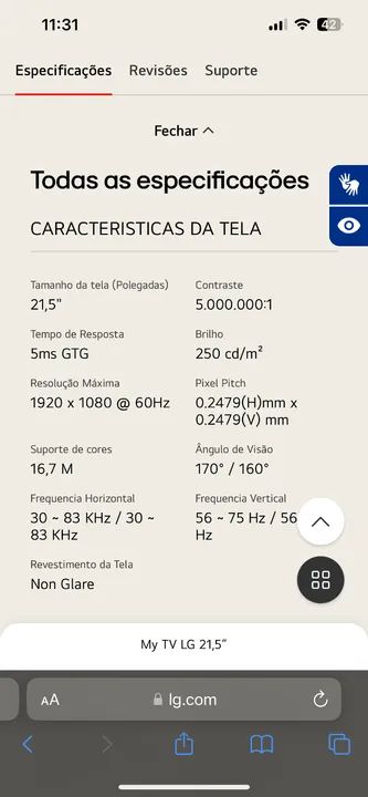 Monitor LG 22MT45D-PS 21,5 polegadas - Foto 6