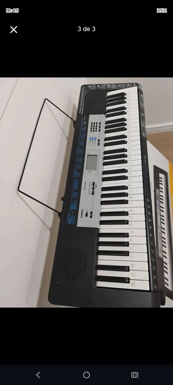 Teclado musical Cássio 1550 - Foto 2