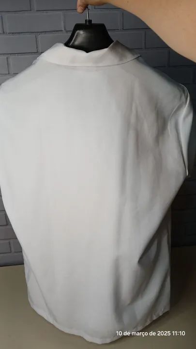 Jaleco Branco - Tamanho M - Foto 2