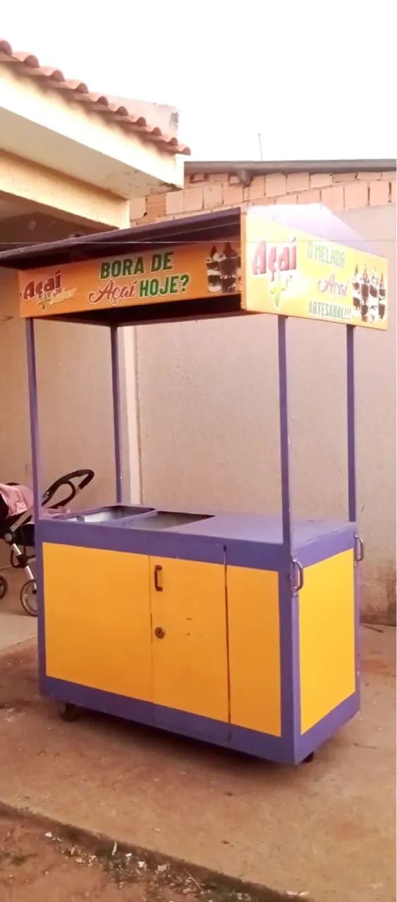 Carrinho de Açaí - Ideal para o seu negócio!