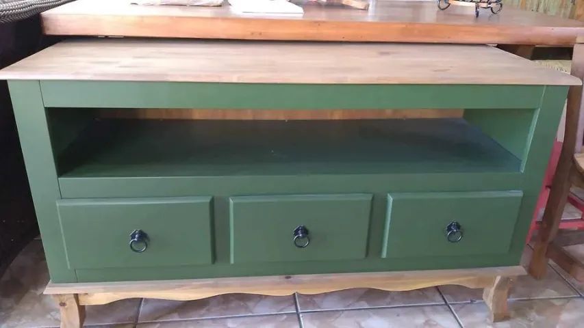 Rack verde com detalhes rusticos - Foto 2