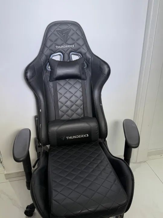 Cadeira Gamer ThunderX3 TGC12 Preta - Conforto e Estilo! - Foto 4