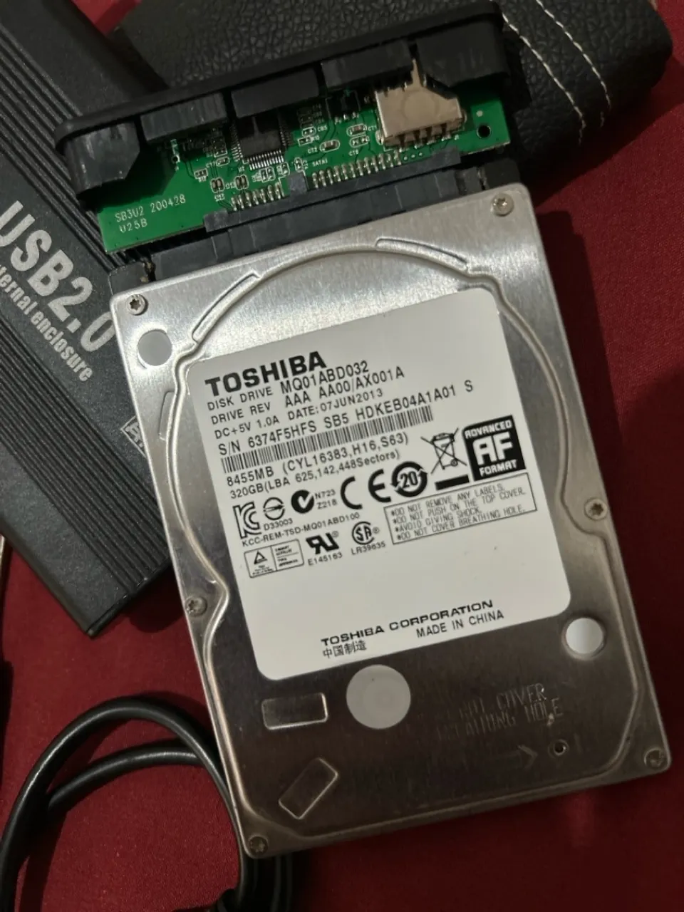 HD Externo novo TOSHIBA