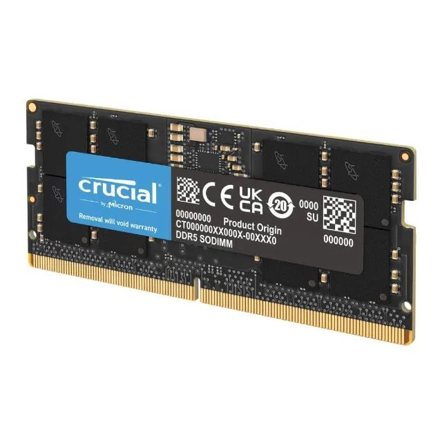Crucial DDR5 Laptop Memory, 16 GB, 4800 MHz, New, Sealed64296998615937120