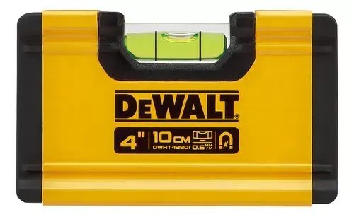 Nível De Alumínio 4'' Com 1 Bolha E Base Magnética Dewalt