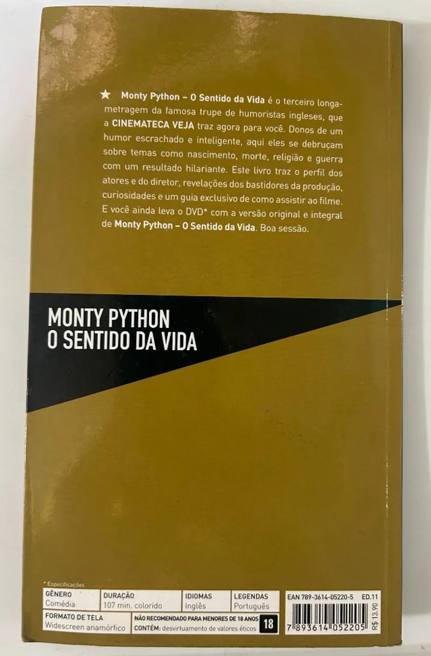 DVD MONTY PYTON O SENTIDO DA VIDA - Foto 2