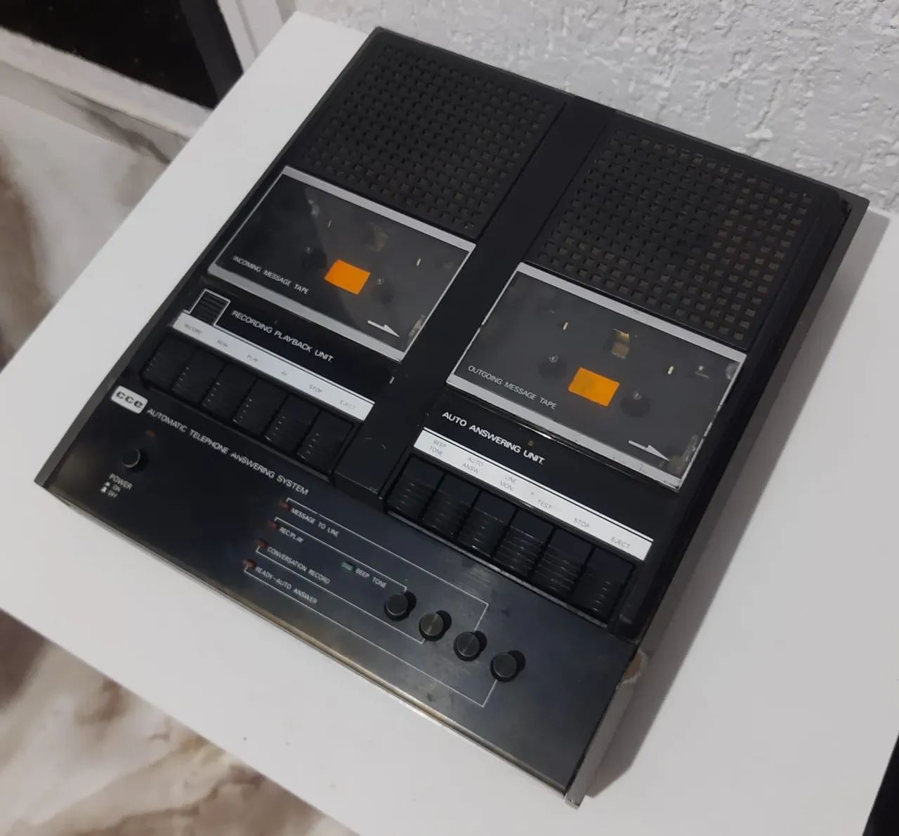 Rádio Gravador duplo deck TS-10 antigo relíquia para coleção