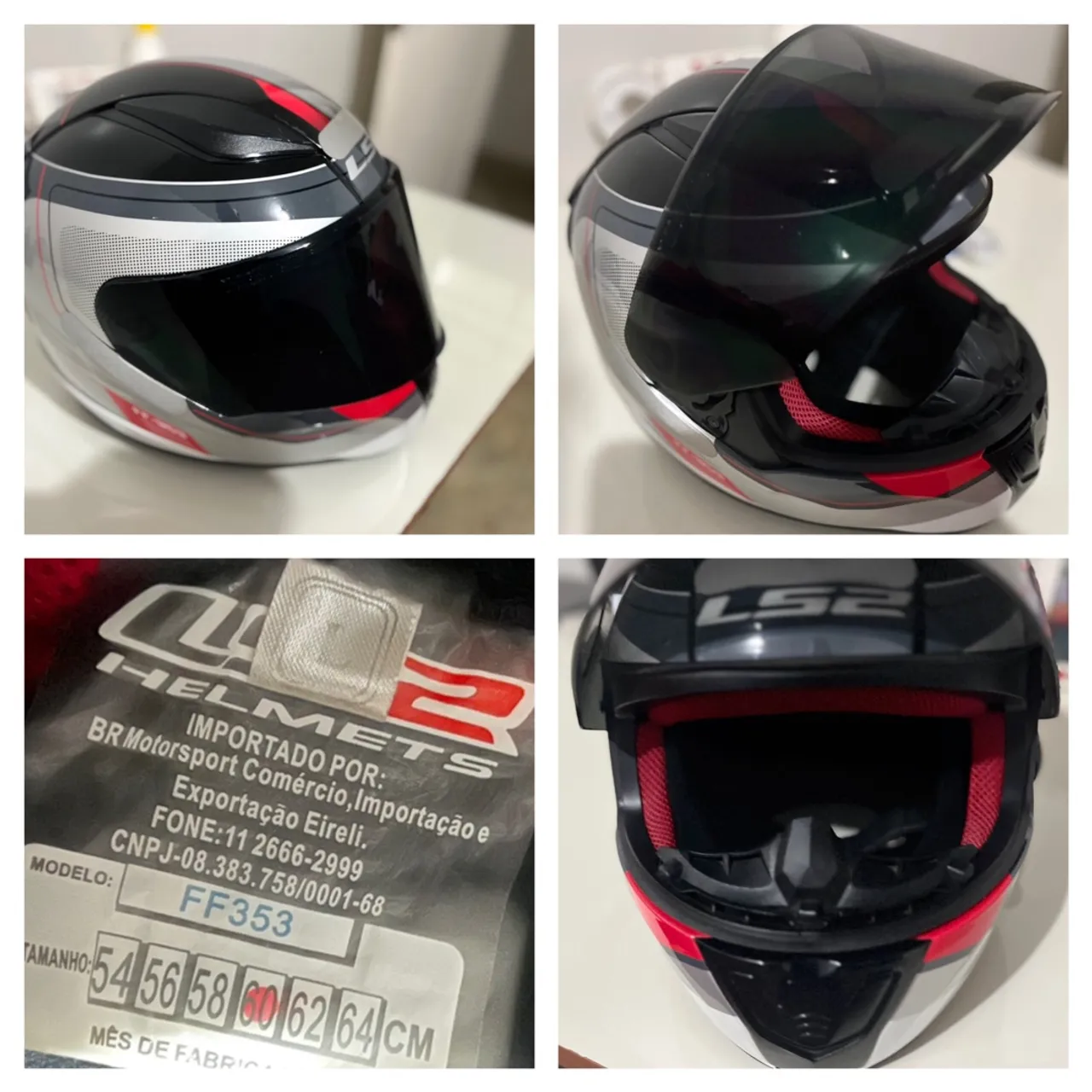 Capacete LS2 Modelo FF353