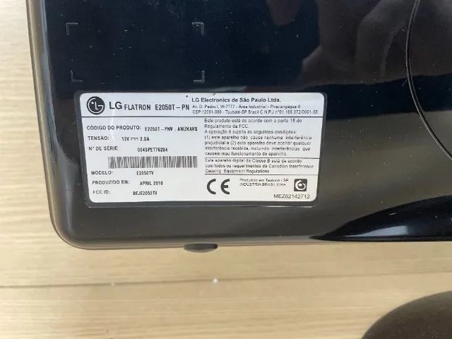 Monitor Lg Flatron Ea2050t 20 Polegadas Com Defeito Na Tela - Foto 5