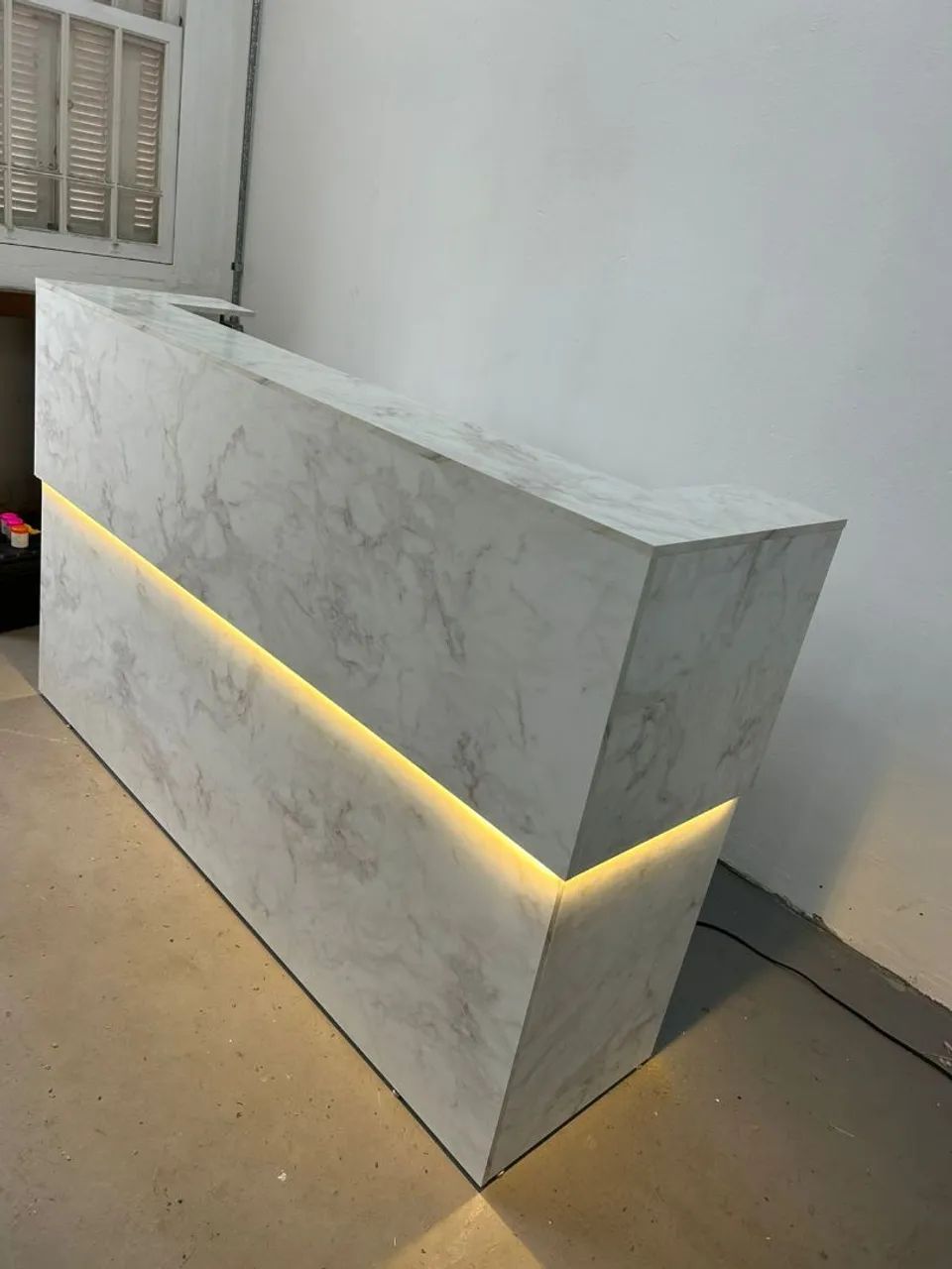 BALCÃO DE RECEPÇÃO 100%MDF - Foto 3