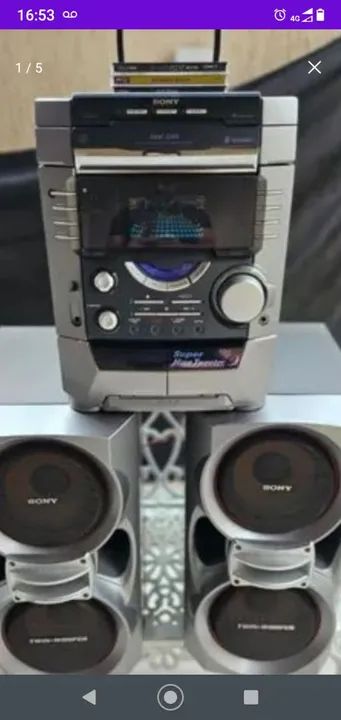 Som Sony Micro System com CD  e Rádio - Foto 2