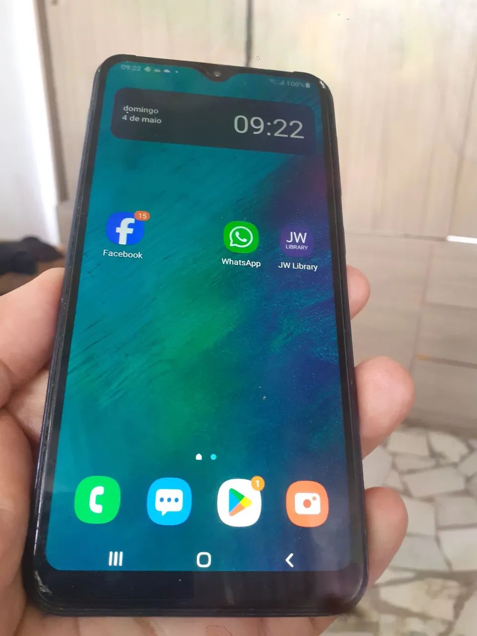 Celular Samsung galaxy A10 tela de 6 polegadas