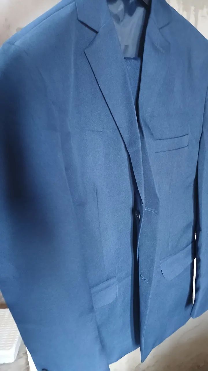 Terno e Calça Azul Novo 50/44 - Foto 2