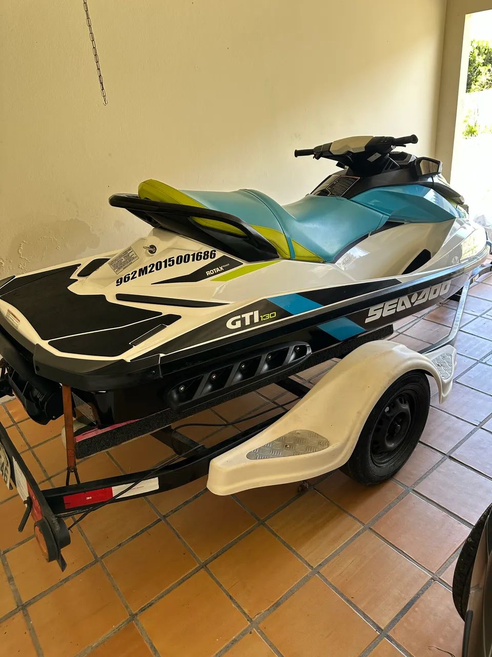 Seadoo GTI130 2015 c/carreta revisado - Foto 2