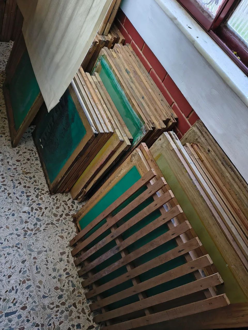 Telas e Molduras de serigrafia - Diversas cores e tamanhos - Foto 3