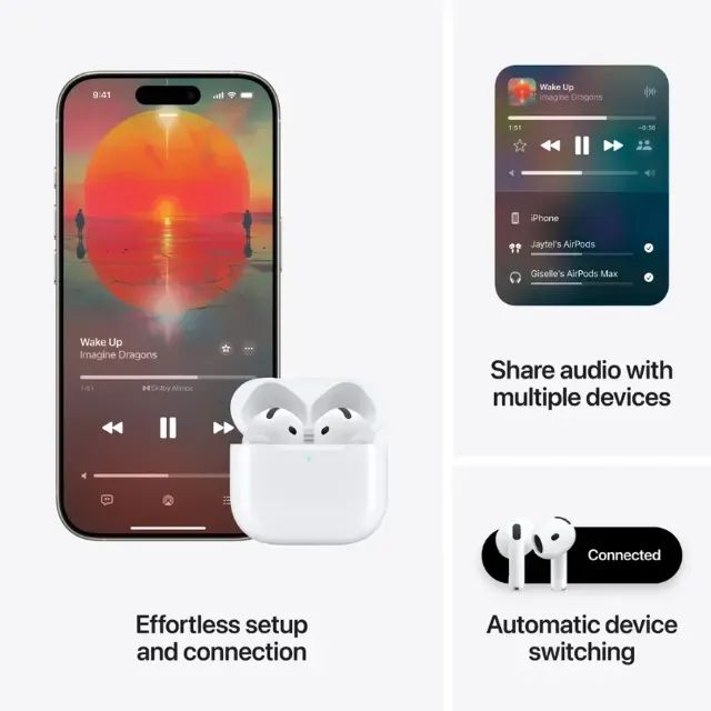 AirPods 4 ANC Com Cancelamento Ativo de Ruido, Novo  - Foto 6