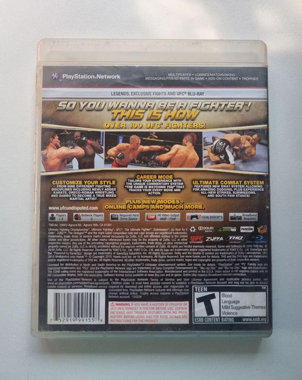 UFC Undisputed 2010 - PS3 - Foto 3