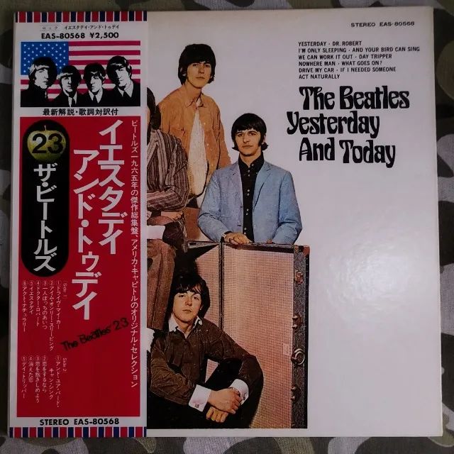 LP Vinil The Beatles - Yesterday And Today P1976 NM/EX Ed. Japãp com OBI