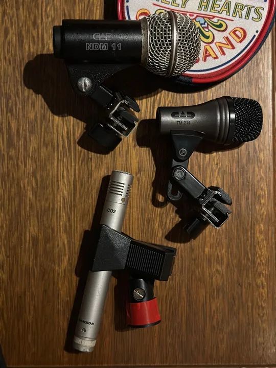 Microfone Samson C02 e CAD