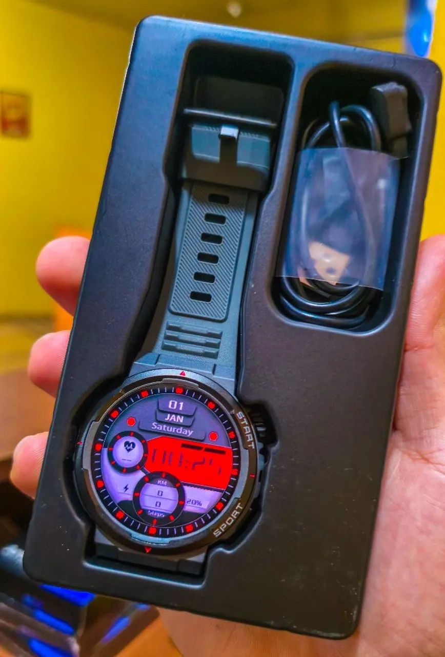 SmartWatch Zeblaze Ares 3 Plus Tela AMOLED - Foto 4