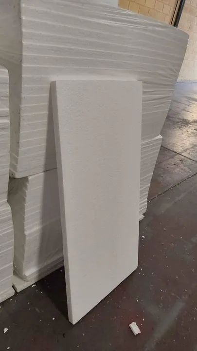 Placas isopor com 2cm de espessura - 1m x 50cm 