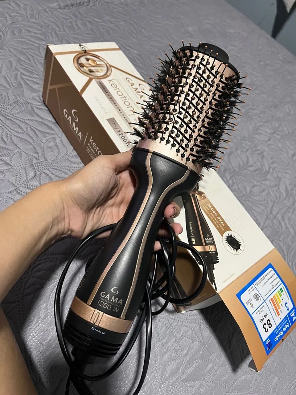 Secador Modelador Gama Italy Keraion 3D 1200W - Foto 2