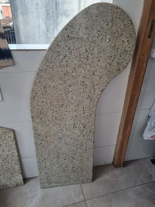 Pia de granito bege Bahia mais 2 pedrad - Foto 4