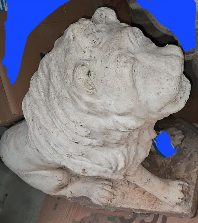 Escultura de Leão em concreto para área externa - Foto 2