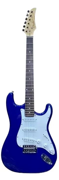 Kit Guitarra Condor RX-10 elétrica Stratocaster Azul com Cubo, Cabo e Capa - Foto 2