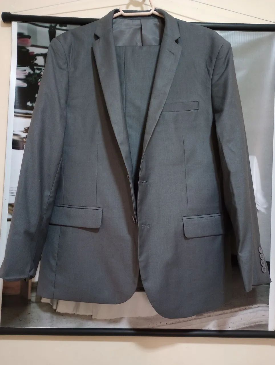 Terno Cinza Masculino Completo - Foto 2