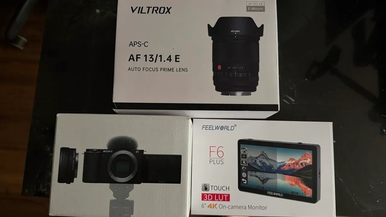 Sony ZV-E10 + Lente Viltrox 13mm f/1.4 + Monitor Feelworld F6 Plus - Foto 4