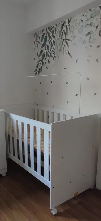 Berço 3 em 1 com colchão + brinde 