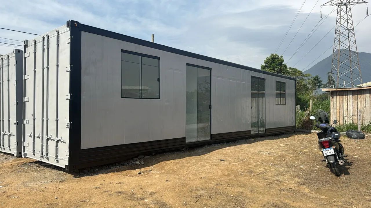 Casa container 30 metros quadrados a pronta entrega em palhoça 