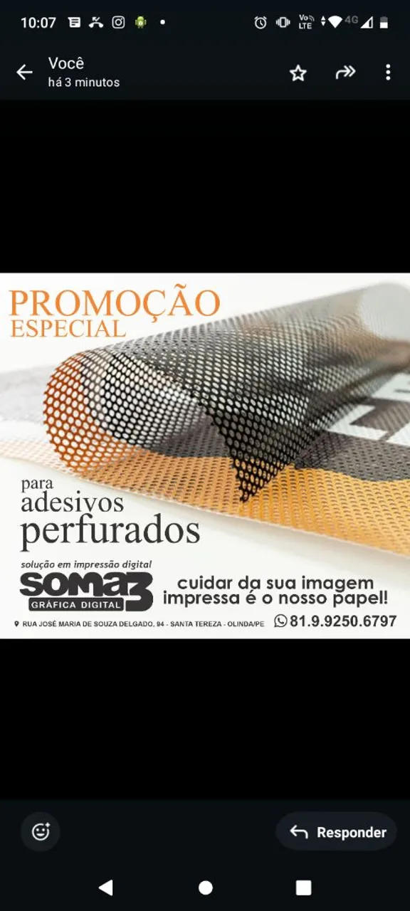 Adesivos Perfurados