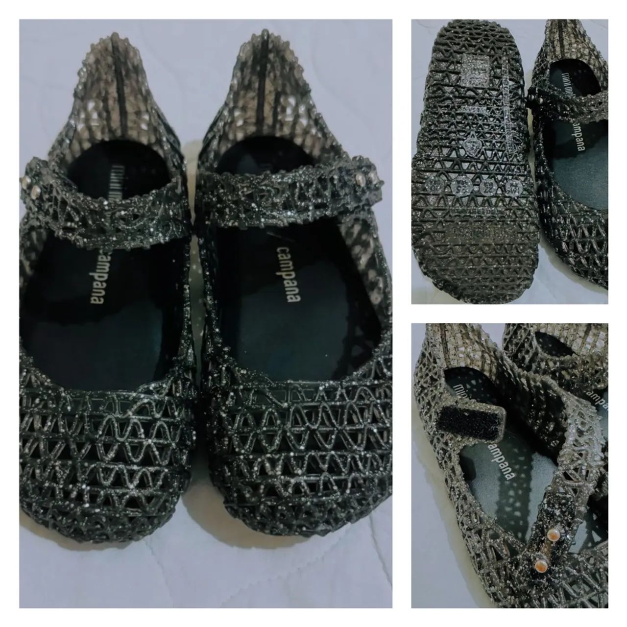 Sapatilha Infantil Melissa Campana Glitter  - Foto 2