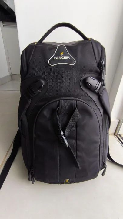Mochila para fotógrafo (com divisórias desmontáveis em velcro)