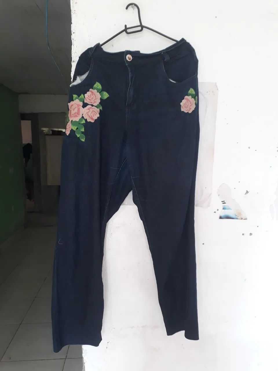 Calças jeans femininas tam 46