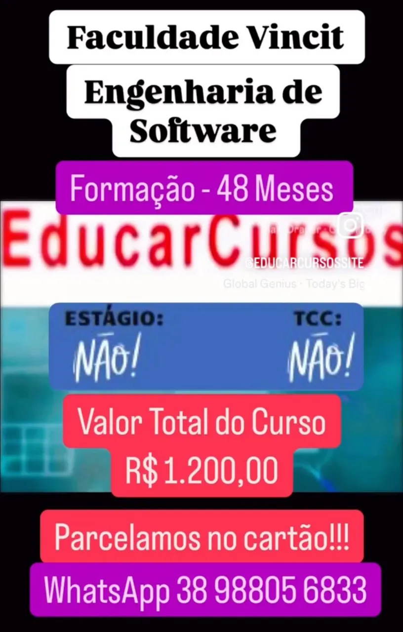 CURSOS DE ENGENHARIA 100% EAD