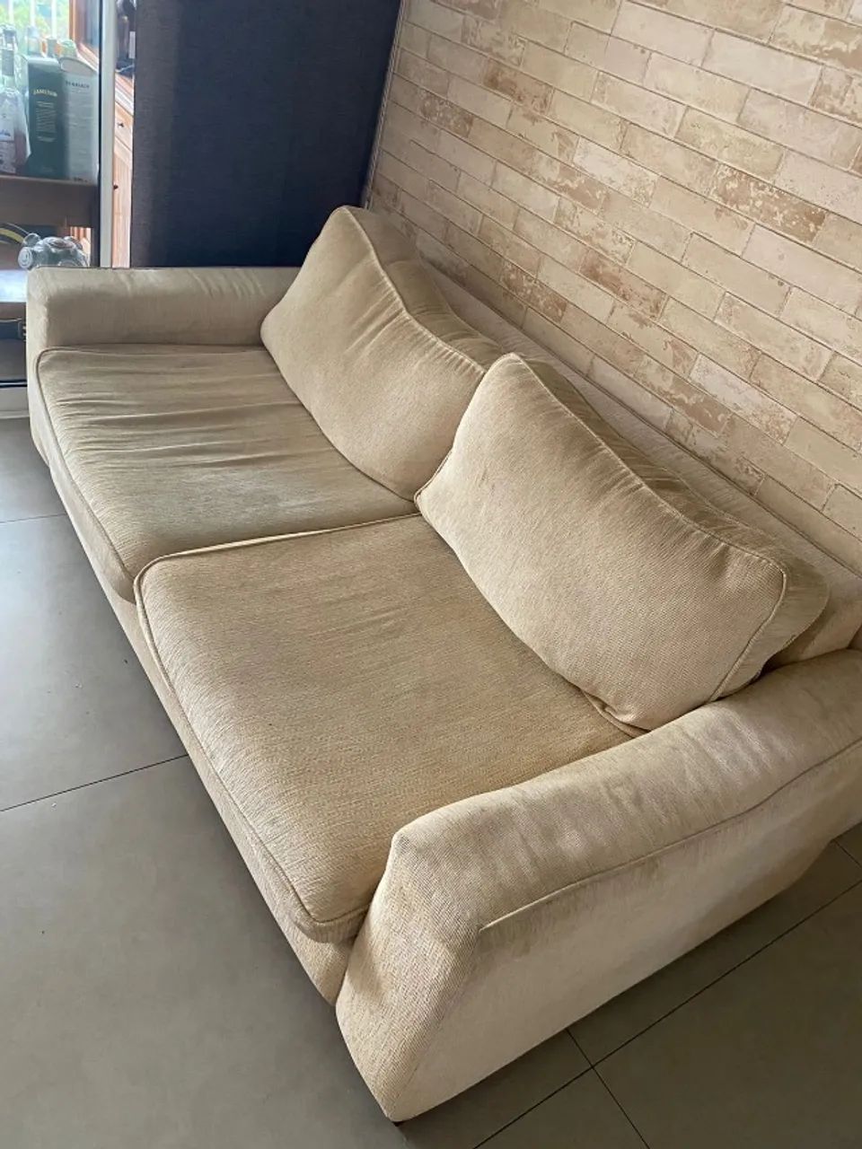 Sofá 3 lugas Linho 