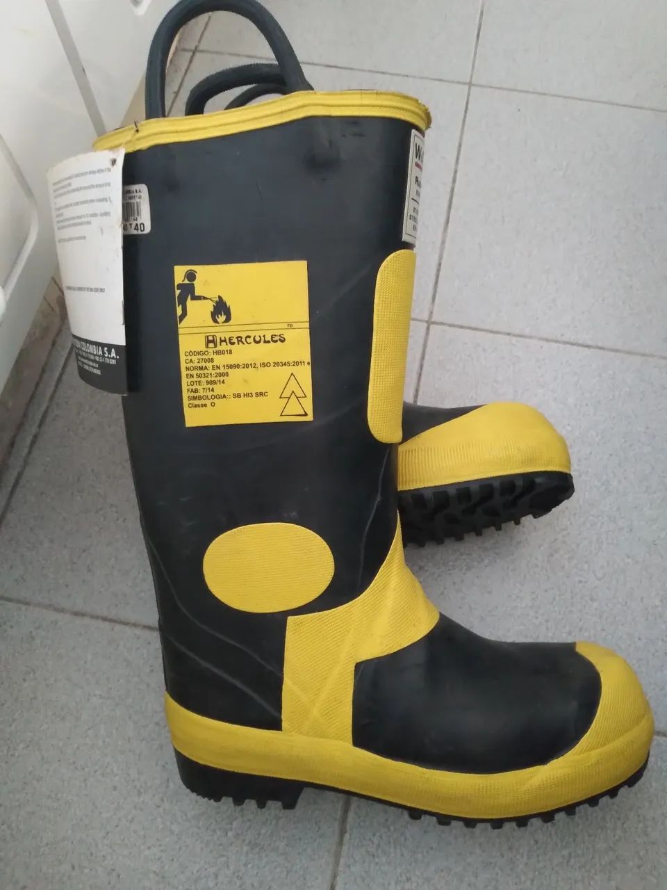 Bota de segurança para bombeiros  - Foto 4