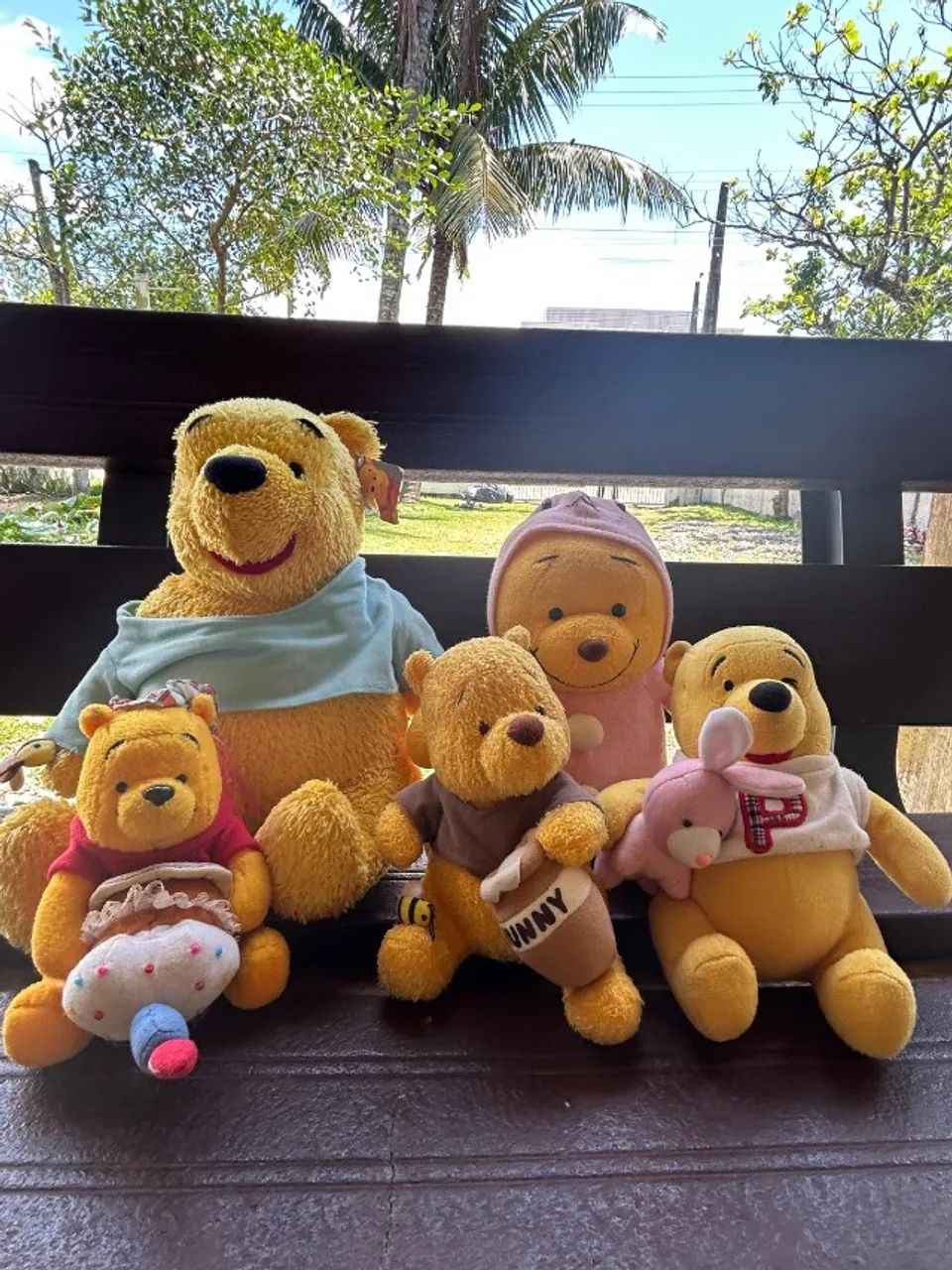 Coleção de pelúcia  Ursinho Pooh da Disney 