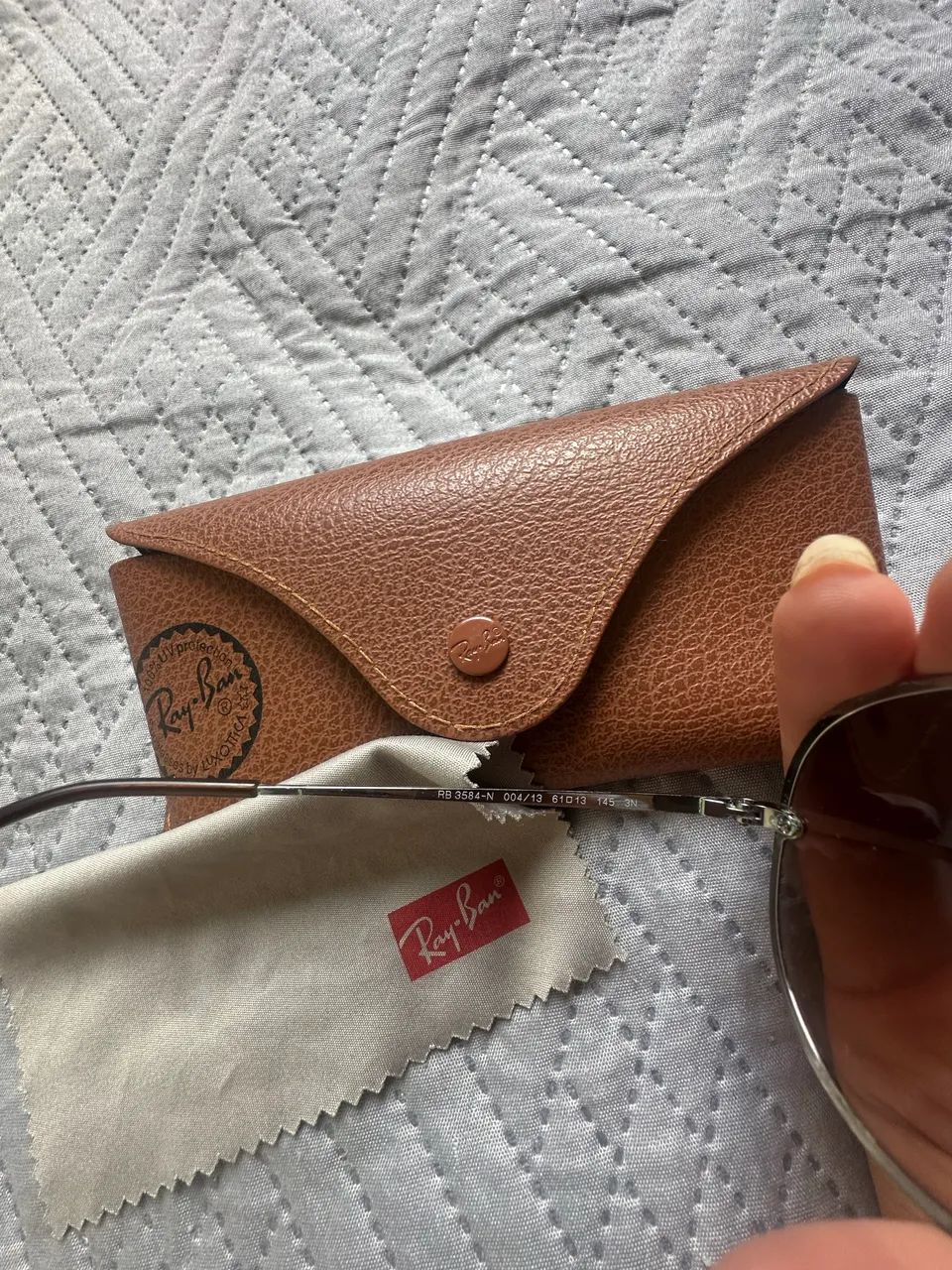 Óculos Ray ban aviador blaze - Foto 2