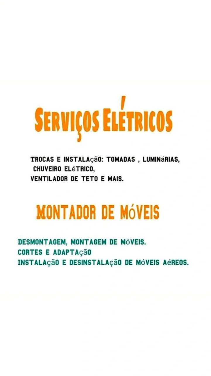 Montador de móveis,parte elétrica ,cortes e adaptação confira  - Foto 2