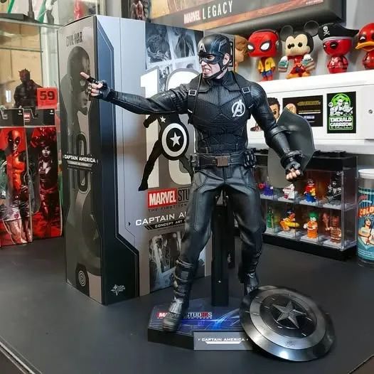 Capitão América Concept Art Version Hot Toys - Marvel Studio