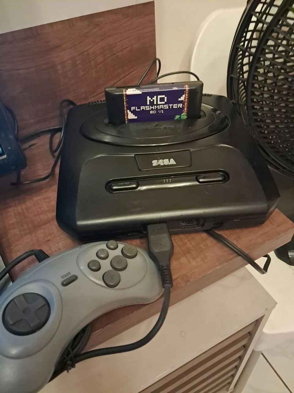 Mega Drive 3 com Everdrive (placa Rev2)