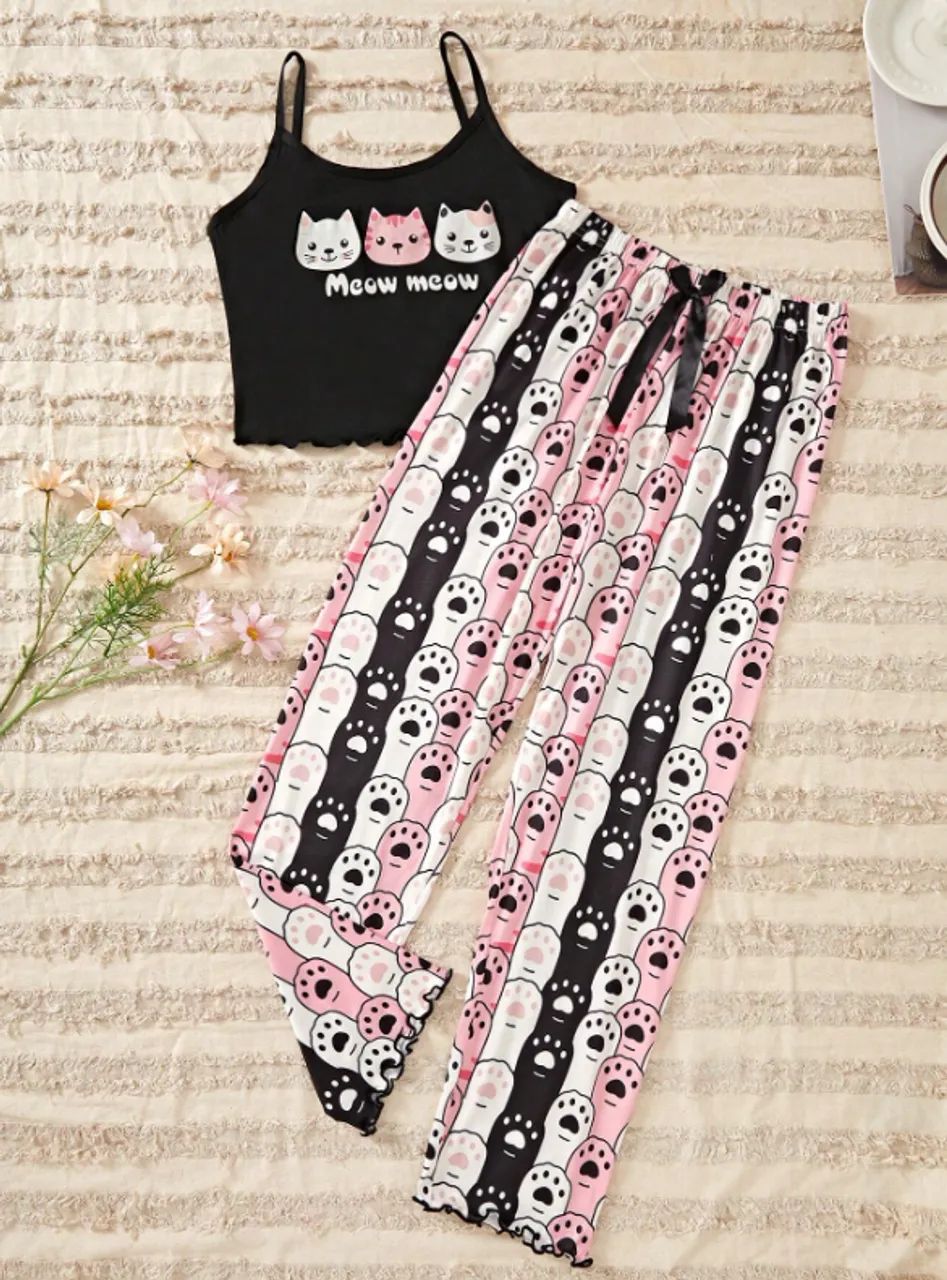 Pijama de gatinho G - Foto 5
