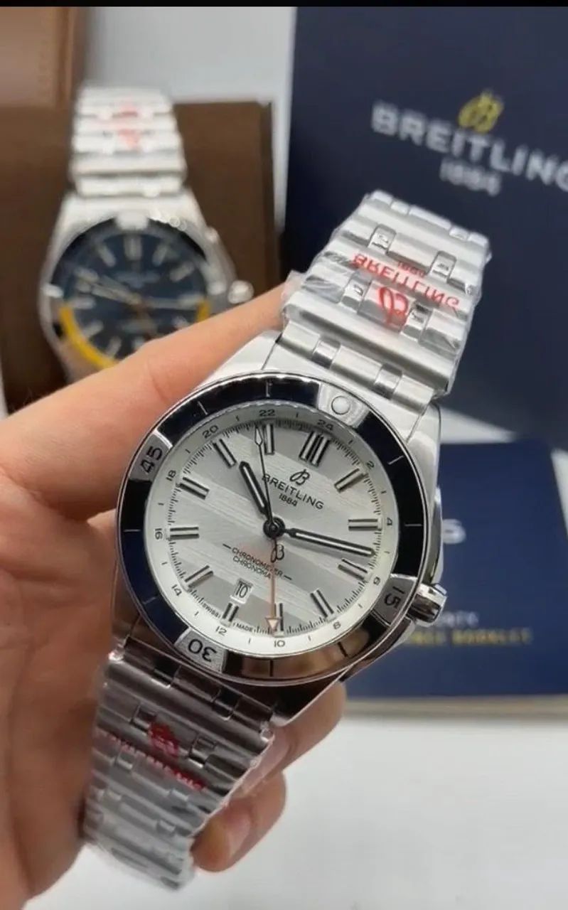 RELÓGIO ESTILO BREITLING CHRONOMAT AUTOMATIC GMT - Foto 2