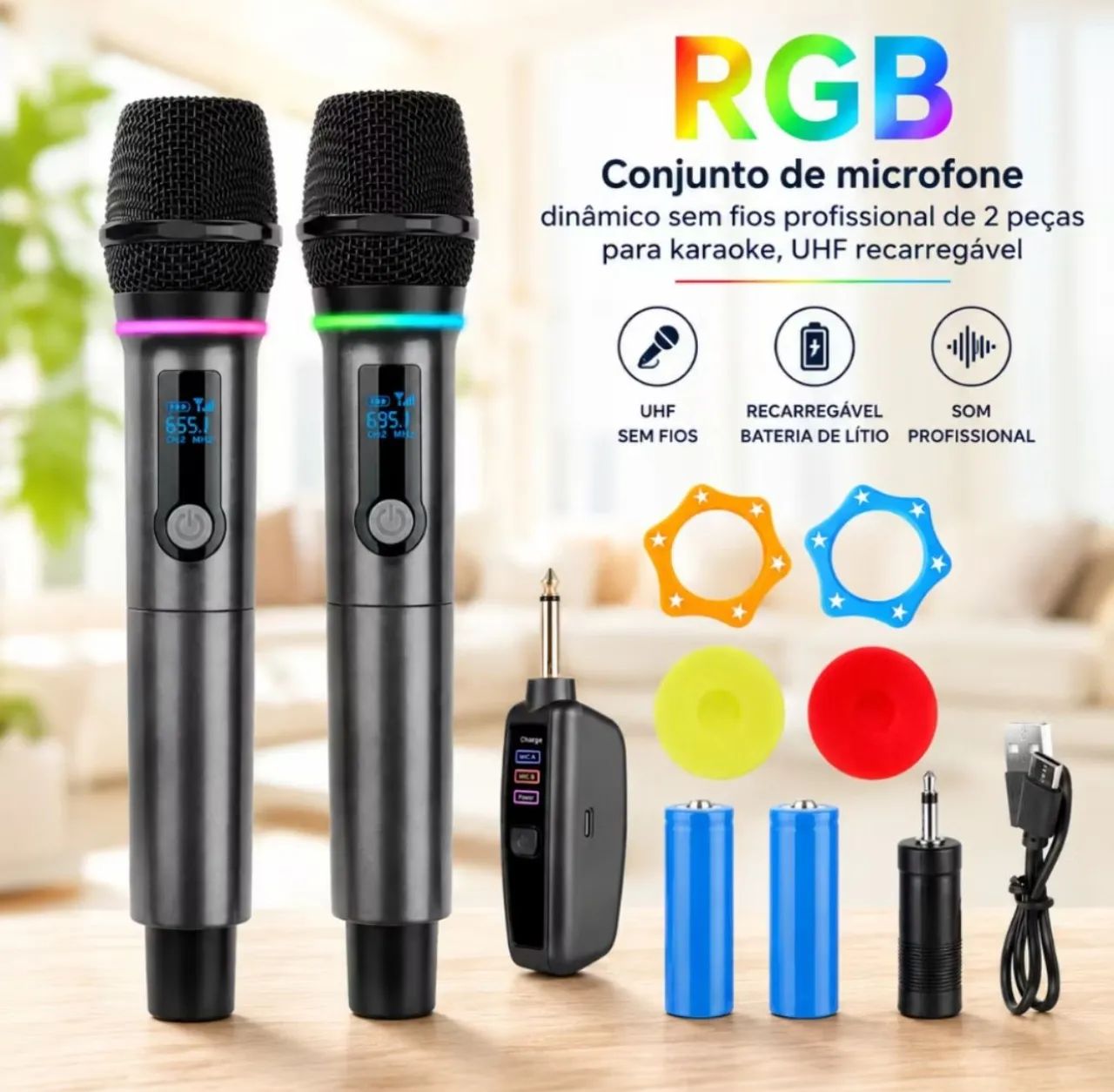 Microfone sem fio - Foto 3